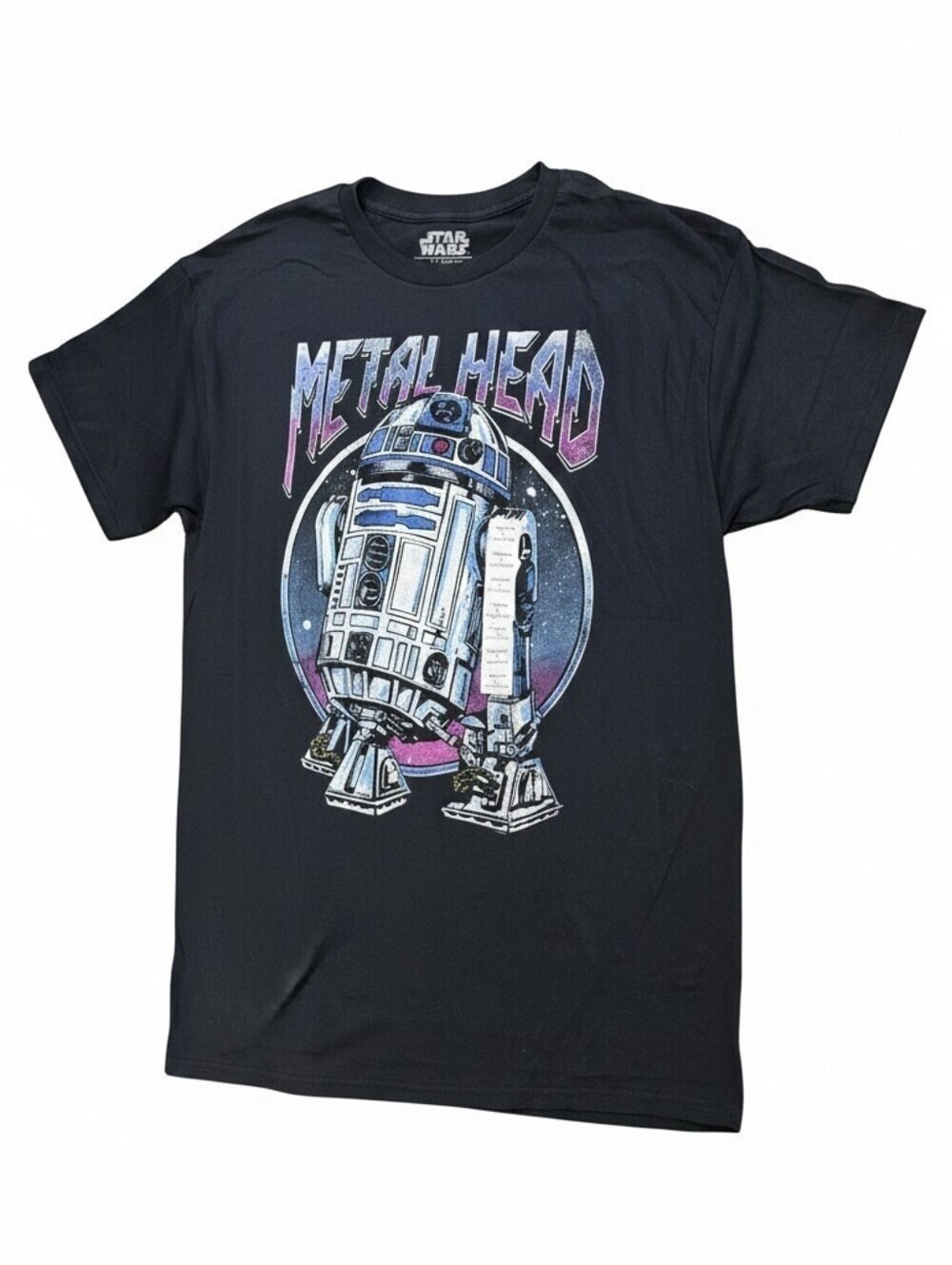 Star Wars R2-D2 'Metal Head' Men's Graphic Tee - Size Large, New